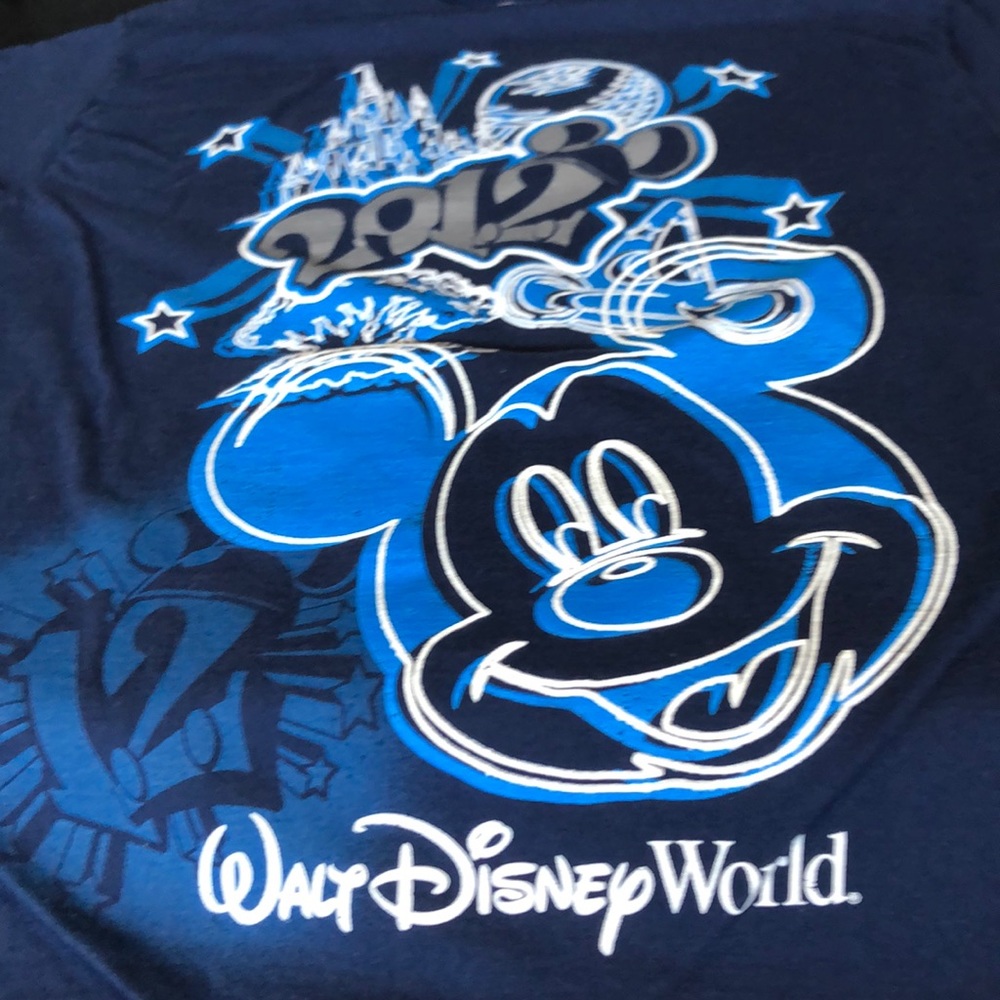Walt Disney World 2012 Blue T size M